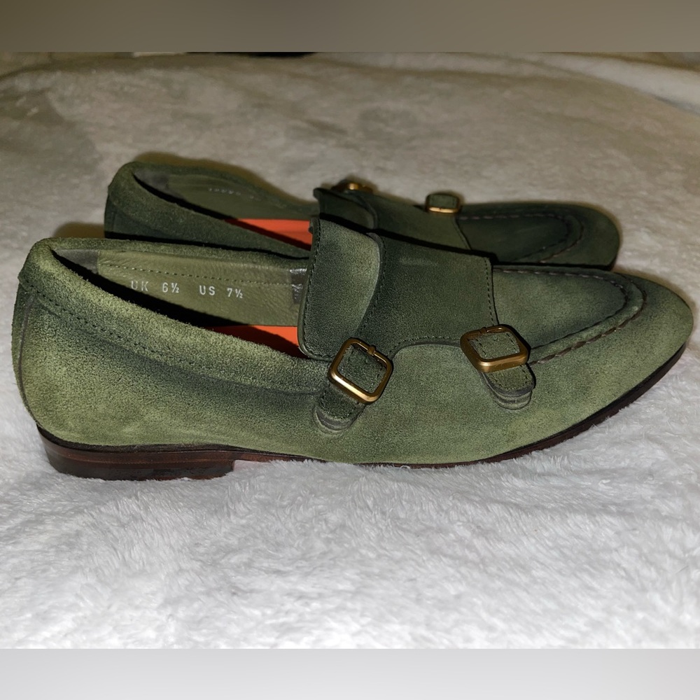 Santoni
Carlos double-strap monk shoes